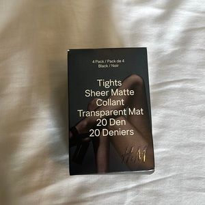 H&M Tights Sheer Matte 4 Pack